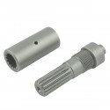 Cost of delivery: Eje 14T/Ø13/28 mm / M24 x 1,5 / conector de eje 14T/65 mm / Kubota L3408/L4508 / 5-15-232-21