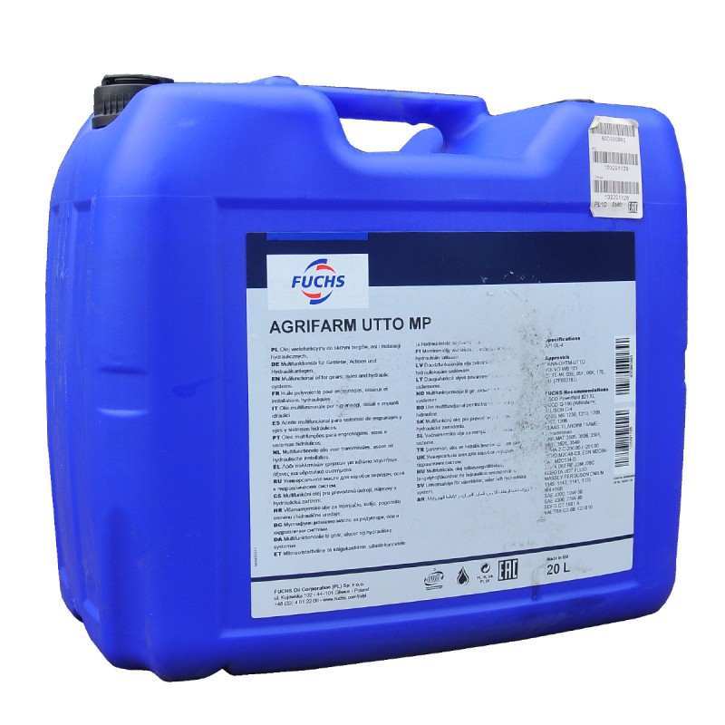 huiles - Huile de transmission / Fuchs Agrifarm UTTO MP / 20L