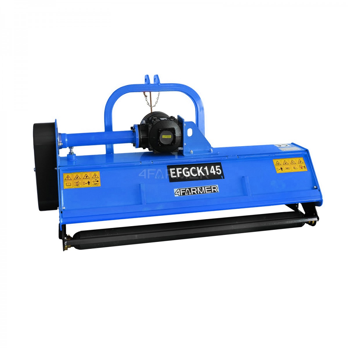 Flail mower EFGC-K 145 with opening flap 4FARMER - blue