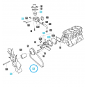 Cost of delivery: Correa trapezoidal / borde 40,7 / EGQ135 / LS Tractor 40007487