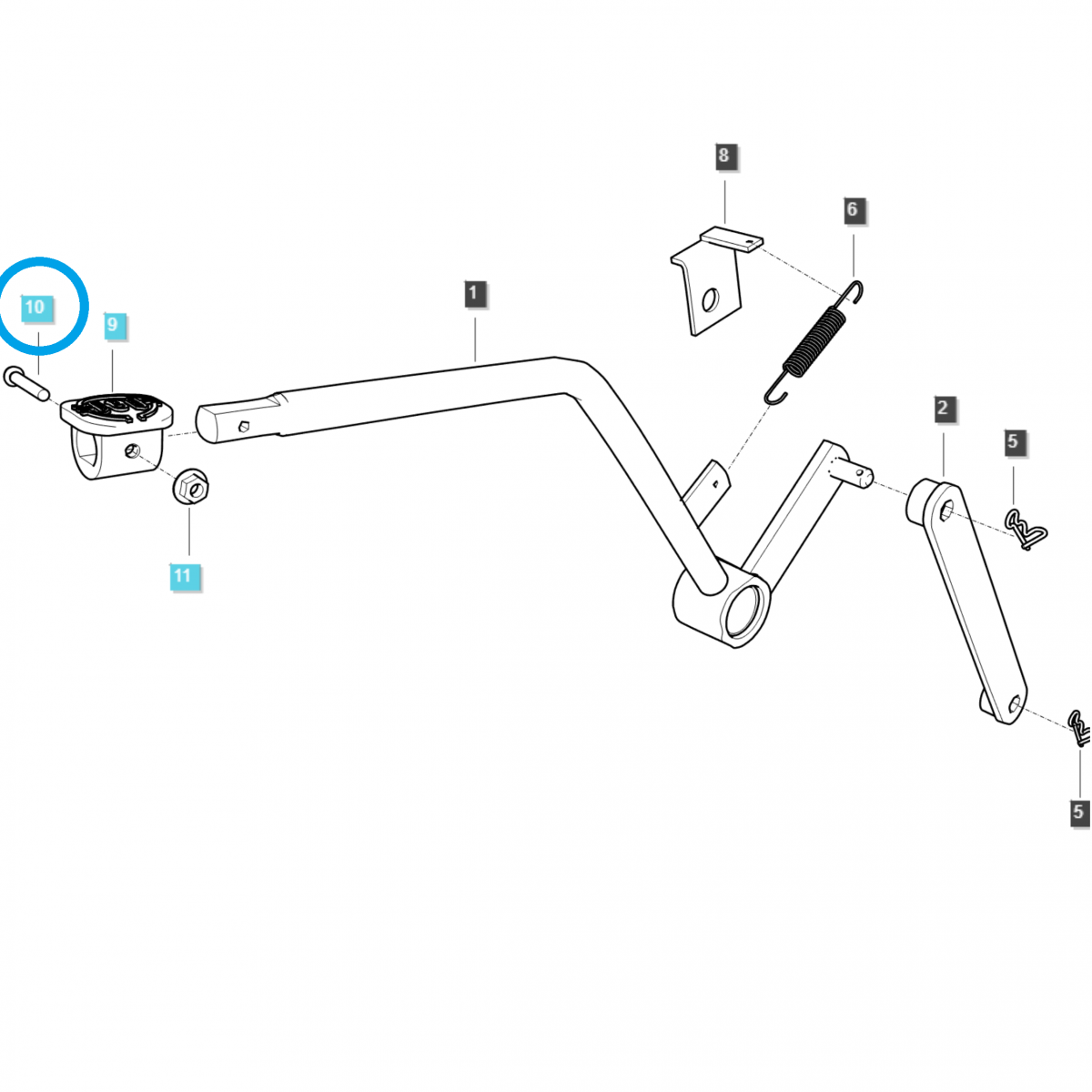 Śruba / M4 x 0.7 x 25 mm / S224402511 / LS Tractor / nr 40028692