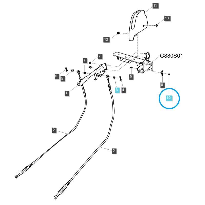 cojones - Tuerca / M4 x 0,7 / S345040013 / Tractor LS / n.º 40029071