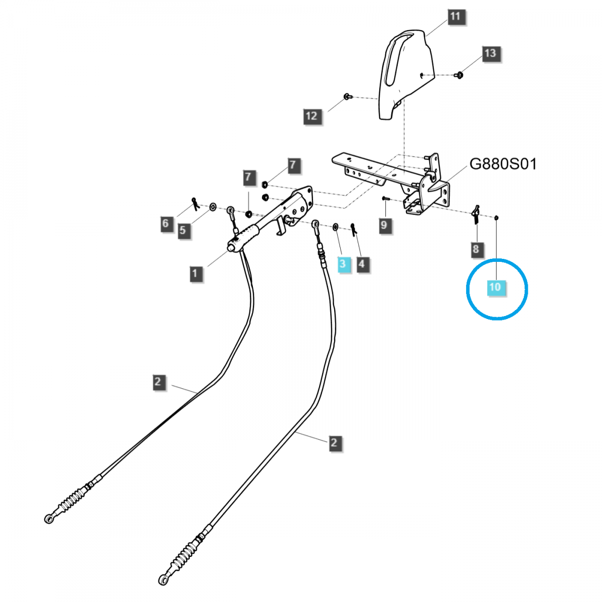 Nakrętka / M4 x 0.7 / S345040013 / LS Tractor / nr 40029071