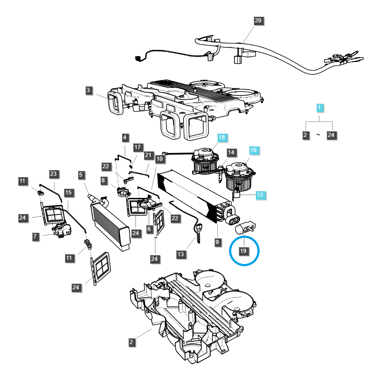 Détendeur de climatisation / TRG865 / Tracteur LS 40352090