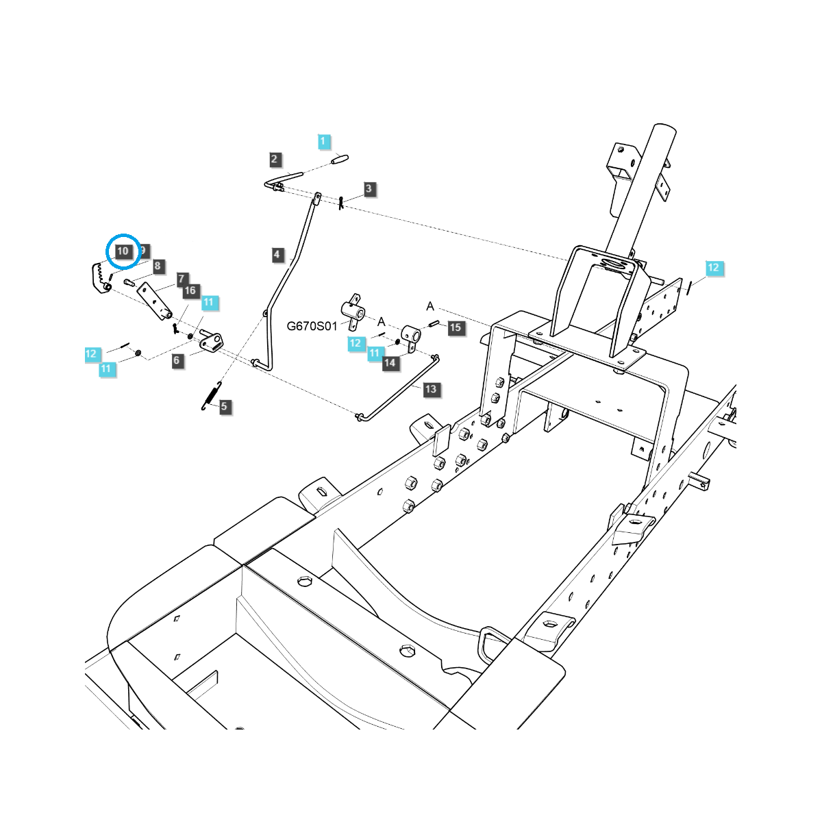 Locking plate / TRG292 / Ls Tractor 40285274