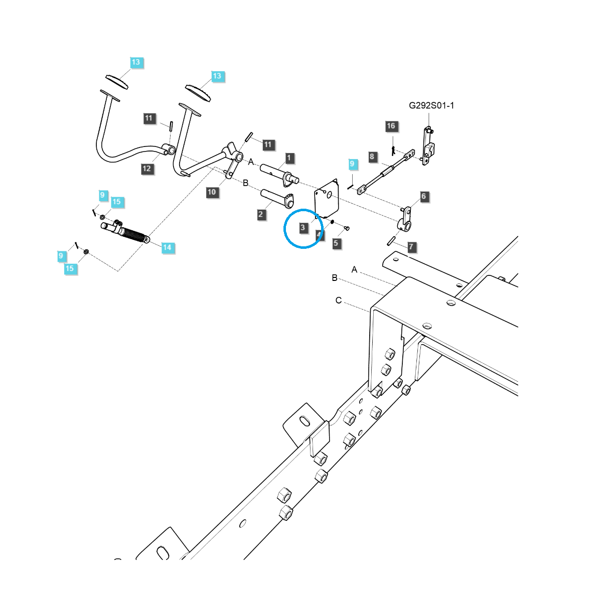 Protiprachový kryt / TRG292 / LS Traktor / č