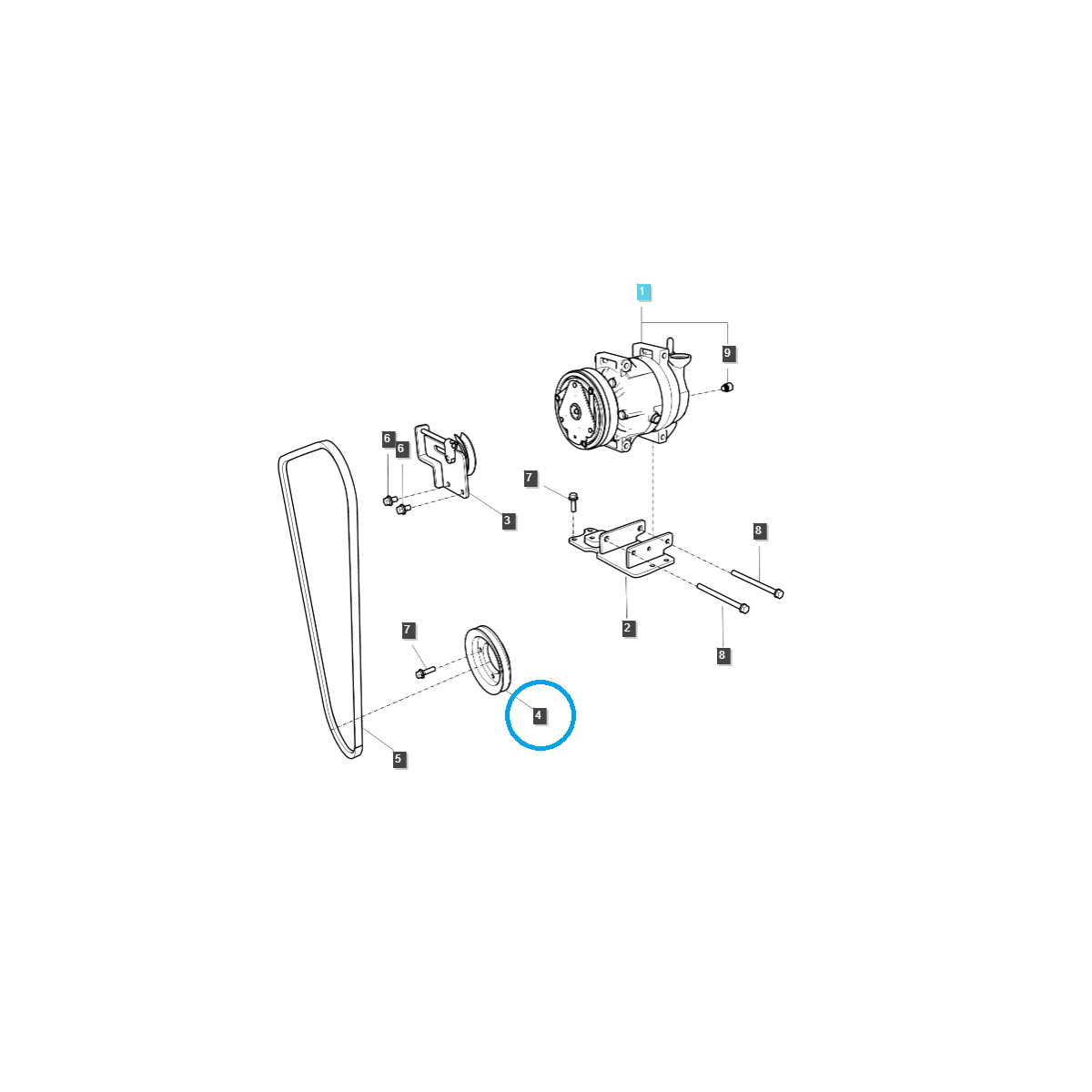 Polea/TRG865/LS Tractor 40009205