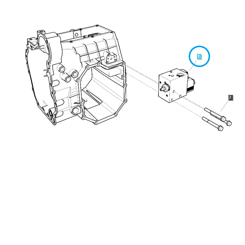 zbývající - Sada ventilů PTO / traktor LS / č. 40354836