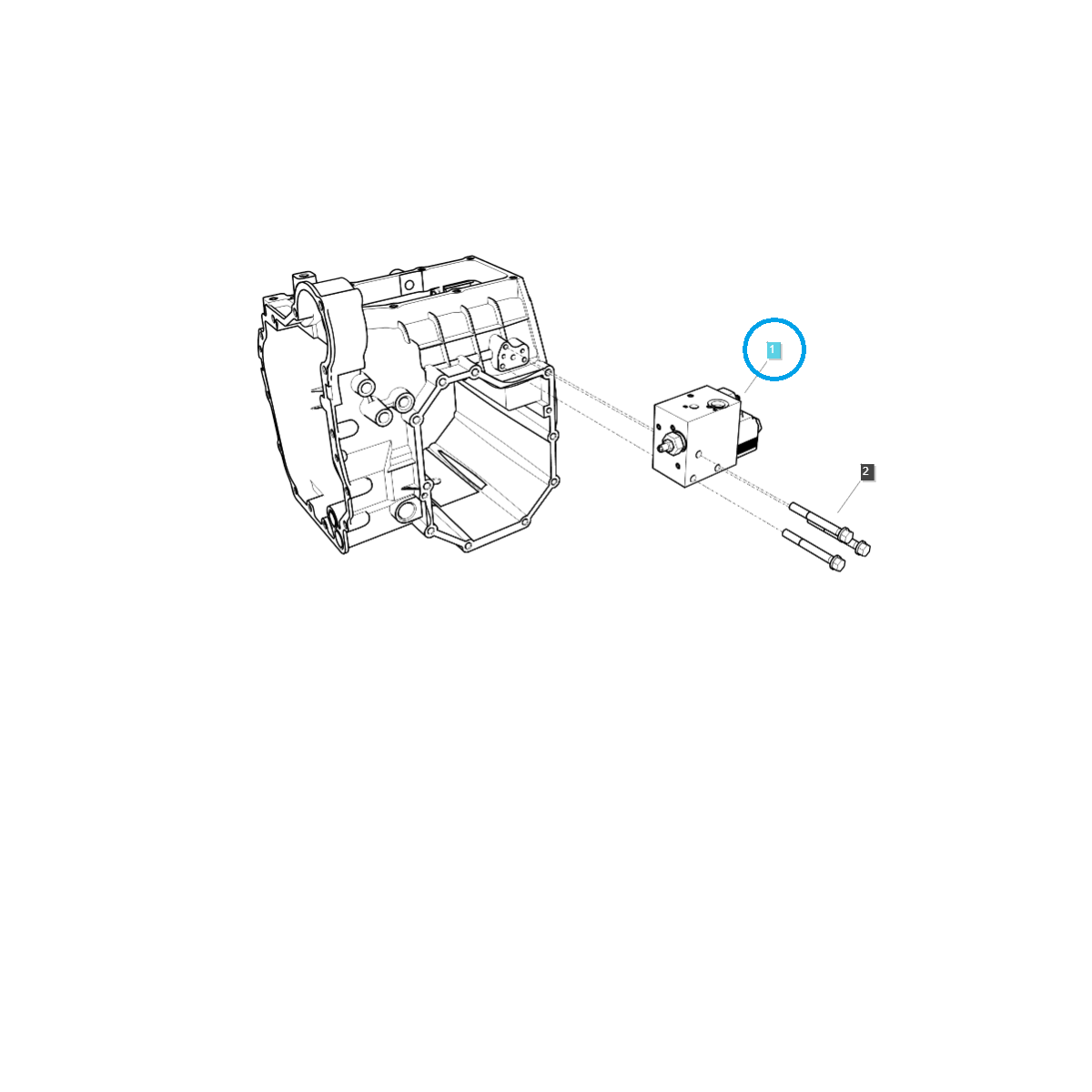 Sada ventilov PTO / traktor LS / č. 40354836