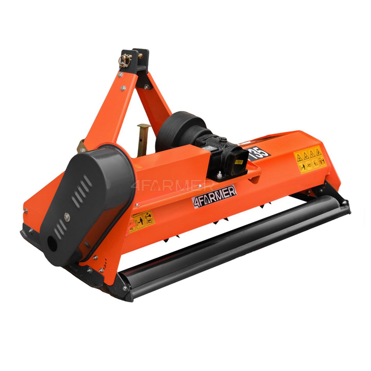 Flail mower EF 145 4FARMER - orange