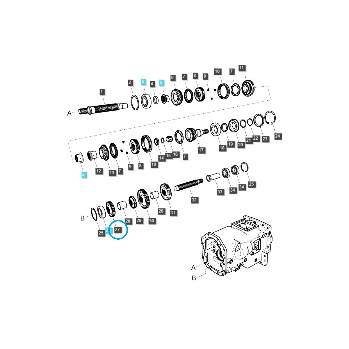 Dritter Gangmodus / TRG281 / Ls Traktor 40031337