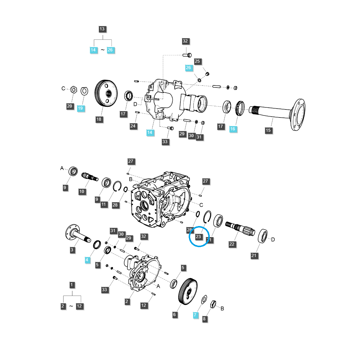 Poistný krúžok Ø 100 / S811100001 / Ls Traktor 40124415