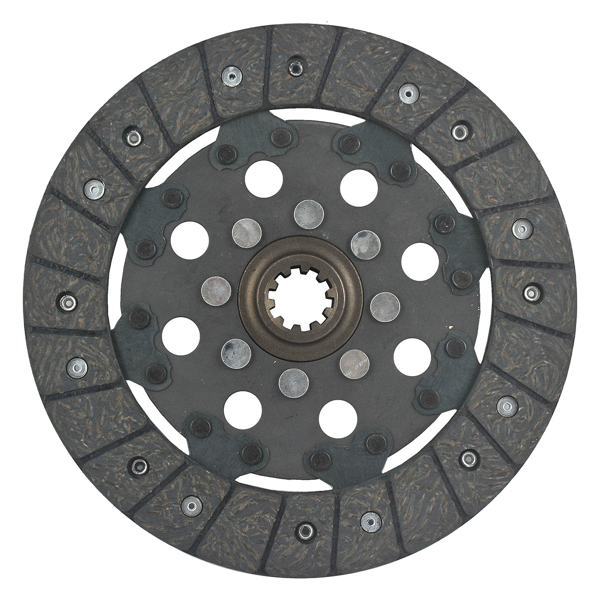 Clutch disc / 10T / 216 mm / 8 1/2" / Kubota GL/GT/L/L-1/X / 37460-14300 / 32240-14302 / 6-05-100-01