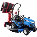 Cost of delivery: LS Tractor MT1.25 4x4 - 24.7 HP / IND + LS LM1160 mower with HD basket
