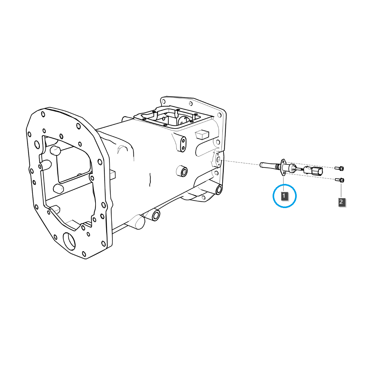 Compteur de vitesse (2CH) / TRG750 / Tracteur Ls 40395154