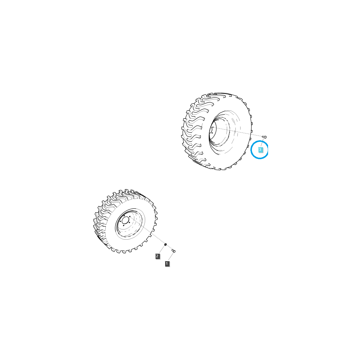 Schraube 7/16_20 UNF / TRG490 / Ls Traktor 40404861