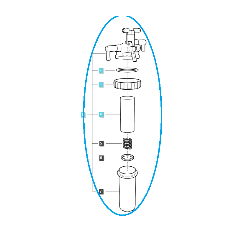 filtry paliwa - Główny filtr paliwa / TRG010 / Ls Tractor 40377208