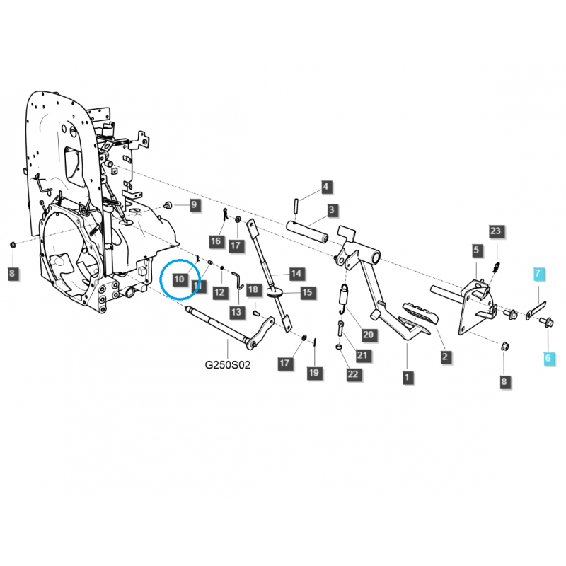 pads - Zawleczka / S443050013 / LS Traktor / Nr. 40029129