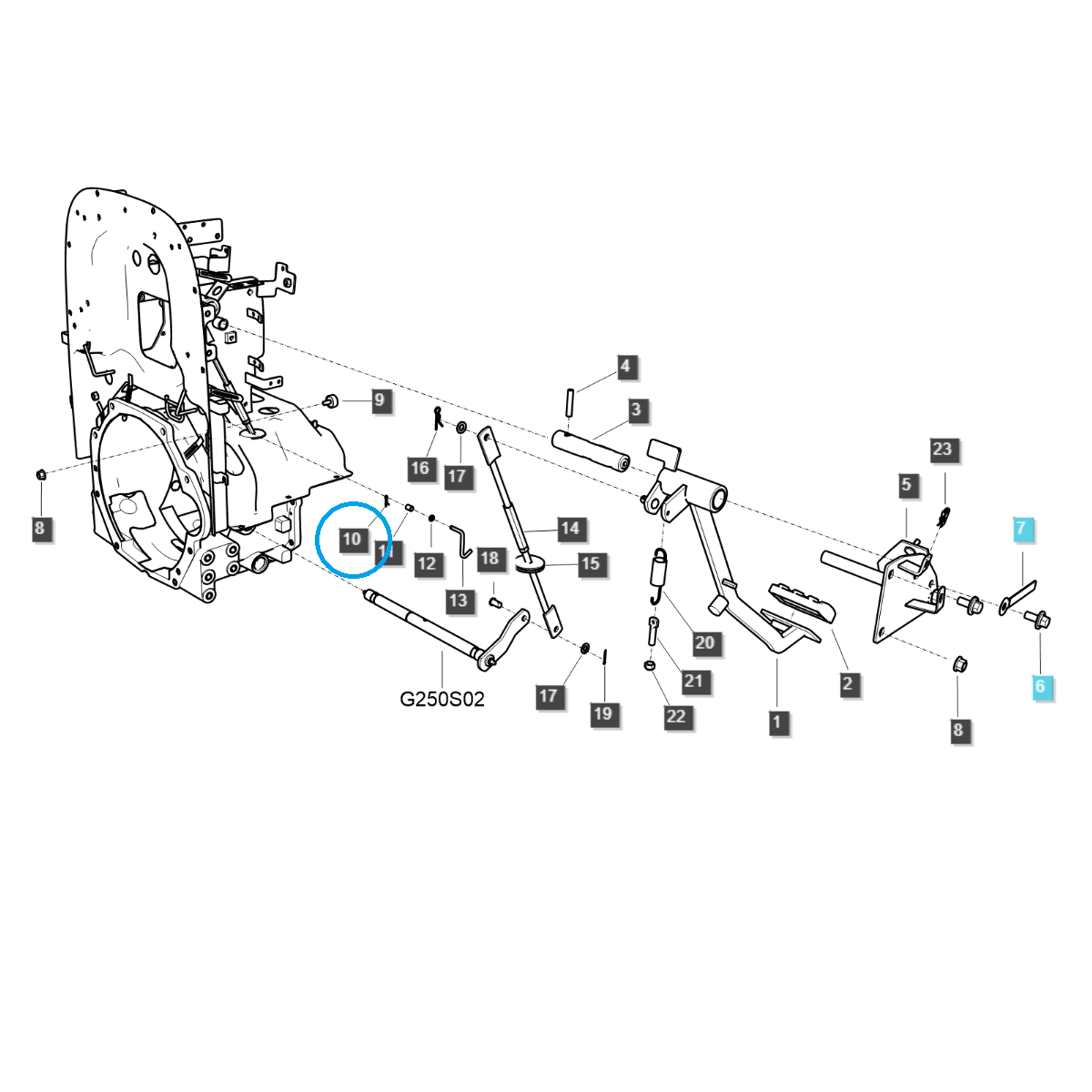 Goupille fendue / S443050013 / Ls Tracteur 40029129