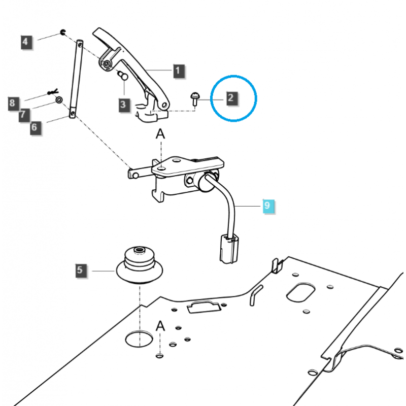 vis - Vis / M6 x 1,00 x 16 / S22760160013 / Tracteur LS / n° 40028998