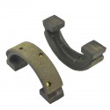 Cost of delivery: Brake shoes / 31 x 133 mm / Hinomoto E21 / E23 / E25 / E28 / E230 / E280 / E2602 / E2604