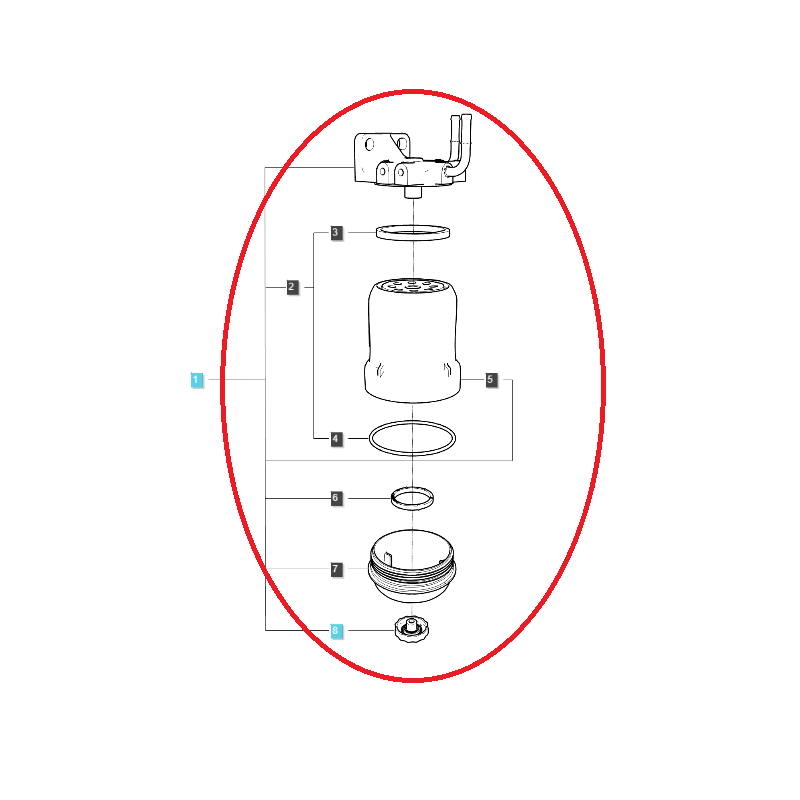 filtry paliwa - Główny filtr paliwa / EGQ125 / LS Tractor 40407355