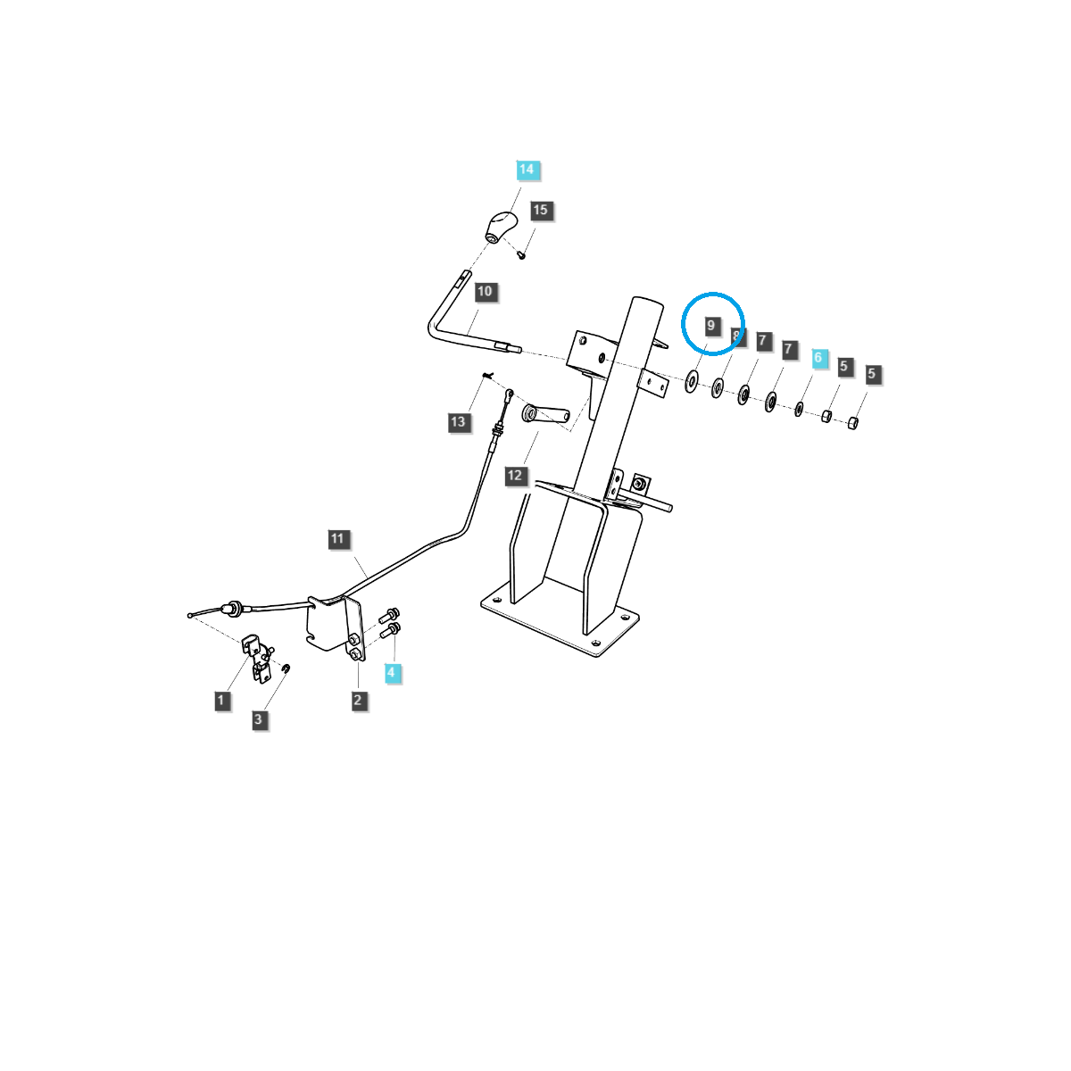 Podkładka oporowa / TRG100 / LS Tractor 40008339