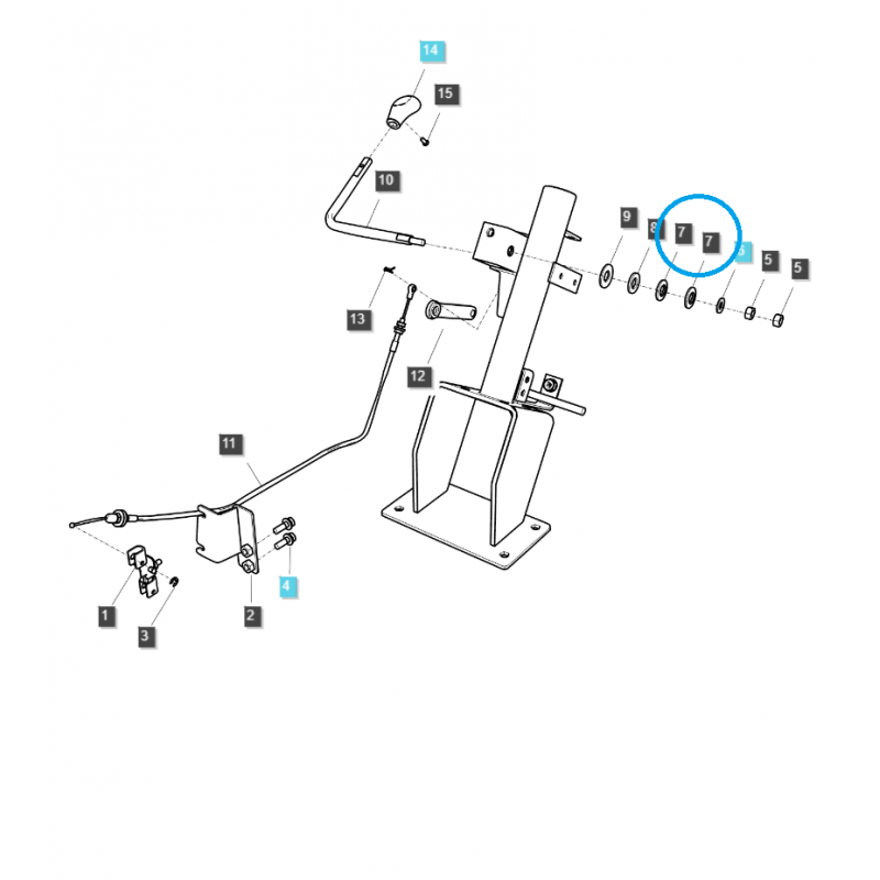 pads - Washer 13 x 24 x 2.2 mm / S373120023 / LS Tractor 40029087