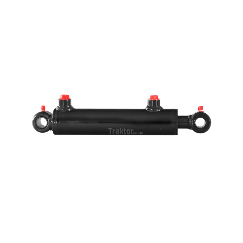 Parts_for_Japanese_mini_tractors - Double-acting Hydraulic Cylinder 135/295/25/50 - black