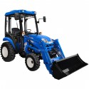 Cost of delivery: LS Tractor XJ25 HST 4x4 - 24.4 HP / IND / CAB + TUR LS LL2101 front loader