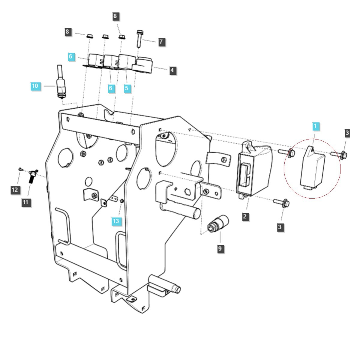 Blinkerrelais / 110W / LS MT3.35 / LS MT3.40 / LS MT3.50 / LS MT3.60 / TRG750 / LS Traktor / Nr. 40261929