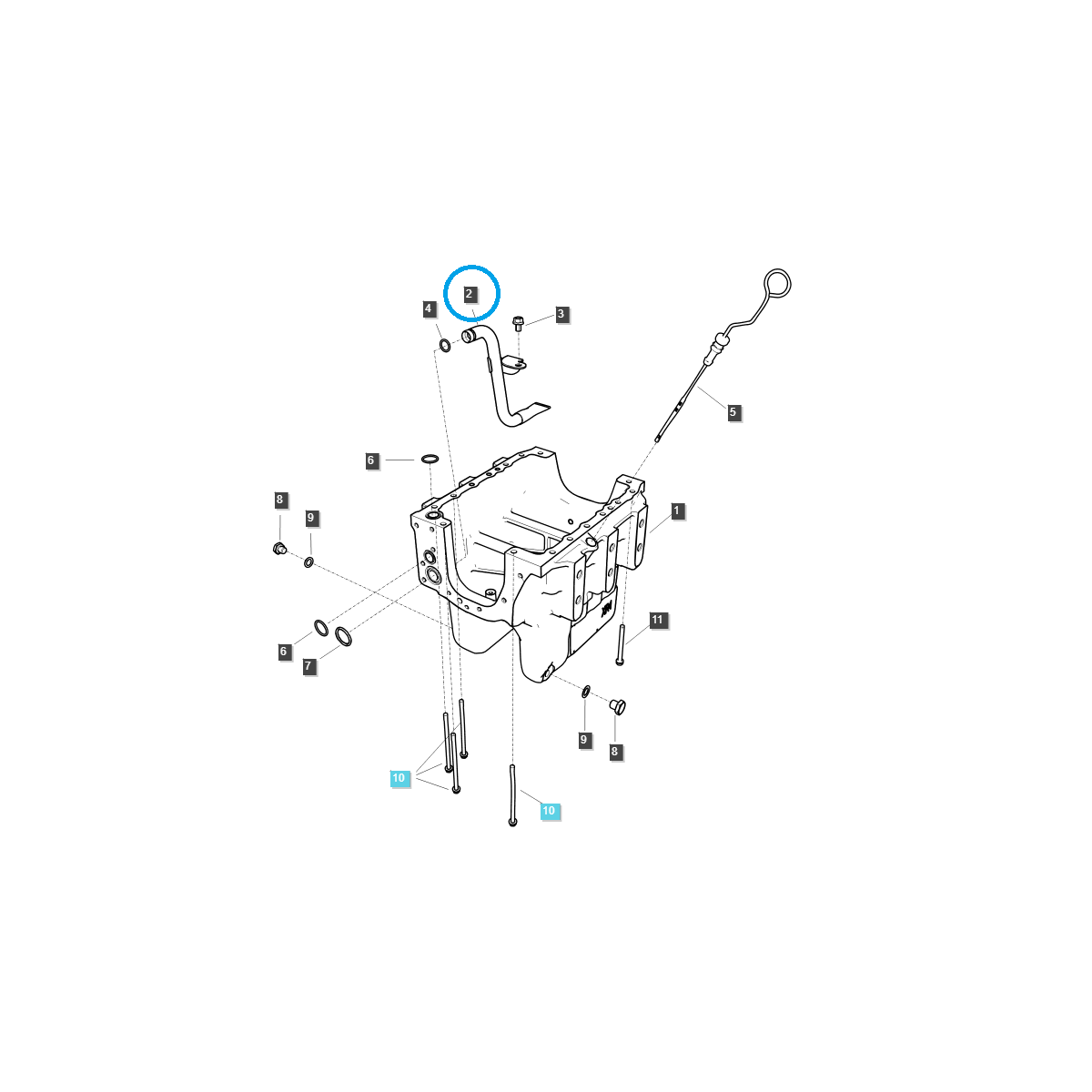 pompy oleju  - Ölpumpe Dragon / EGQ145 / LS Traktor / Nr. 40267626