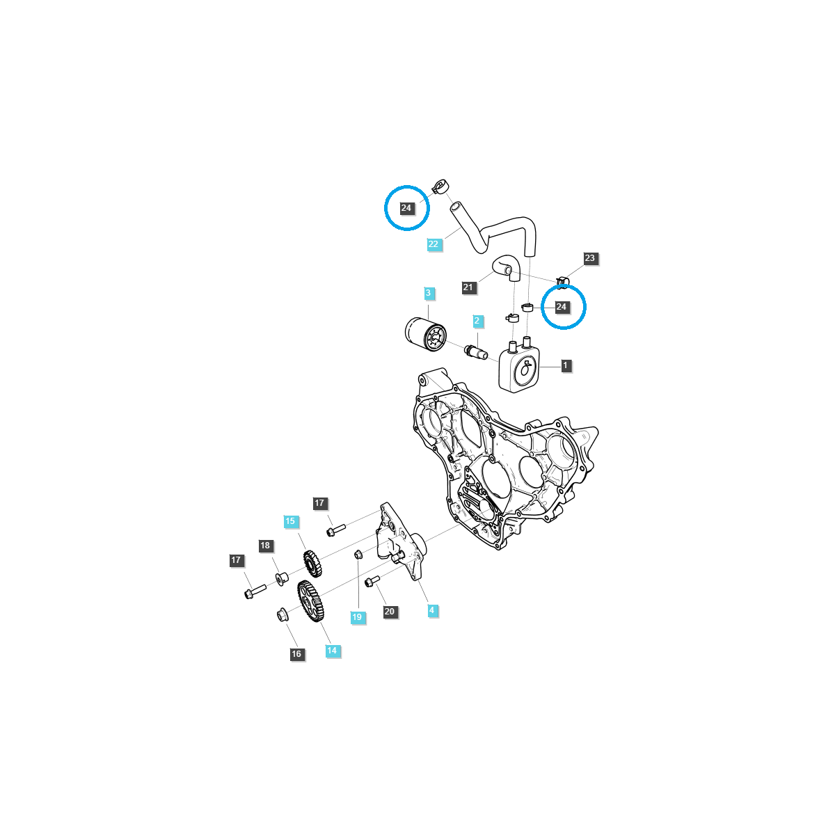 Opaska zaciskowa / A0640056 / LS Tractor / nr 40268504