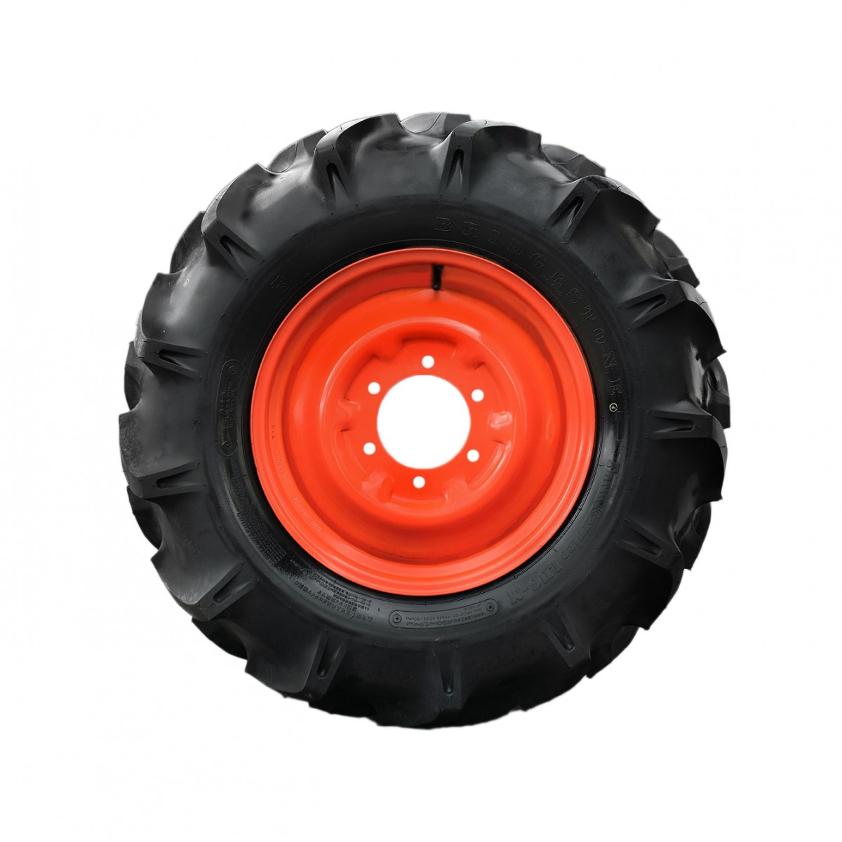 Roue complète avec pneu rechapé 16R22,2 6 TROUS pour remorque agricole