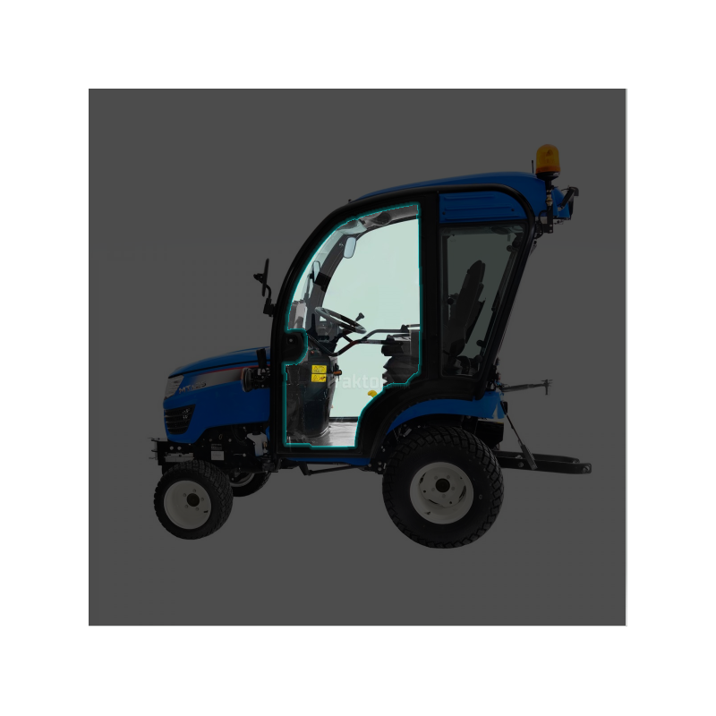 elementy karoserii  - Szyba drzwi kabiny / LS Tractor / LS MT1.25 / LS MT1.22