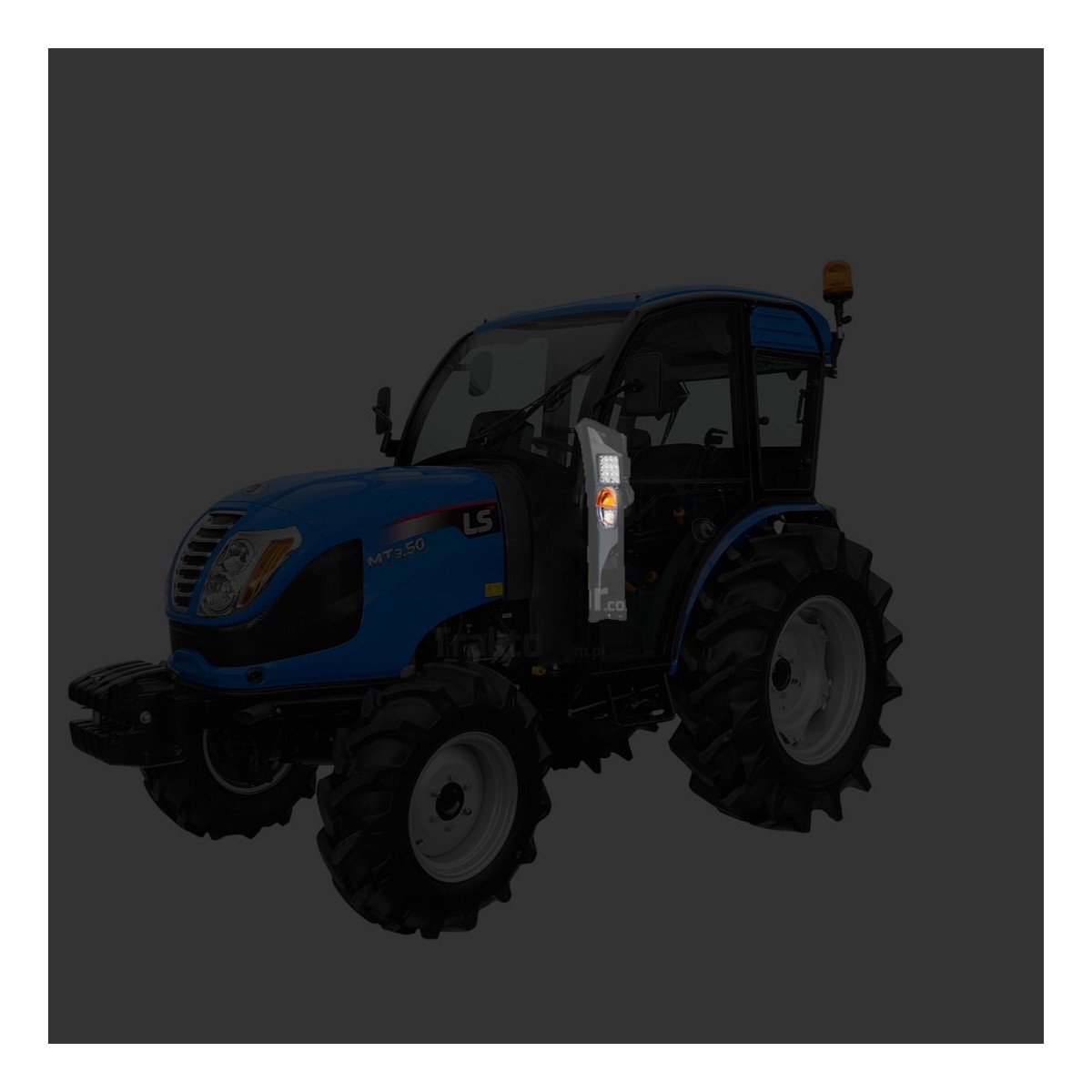 Szyba przedniego dolna okna kabiny / LS Tractor