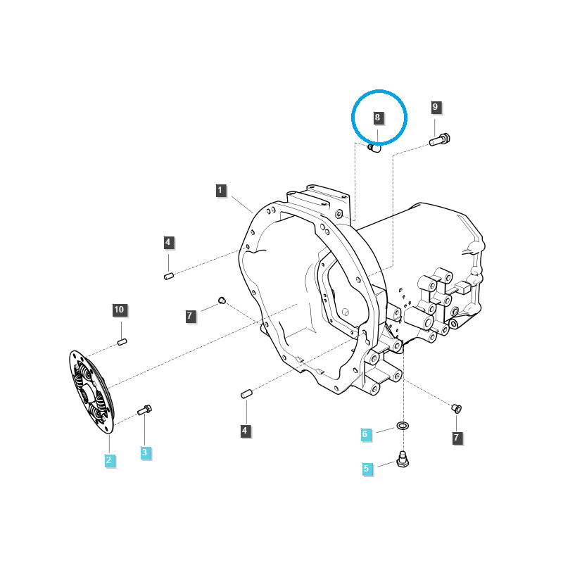 řídící systém - Odvzdušňovací zátka / TRG250 / Ls Traktor 40009792