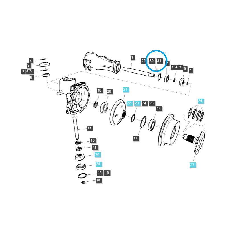 bolts nuts and washers - Spacer 79 x 0.5 mm / TRG400 / Ls Tractor 40350945
