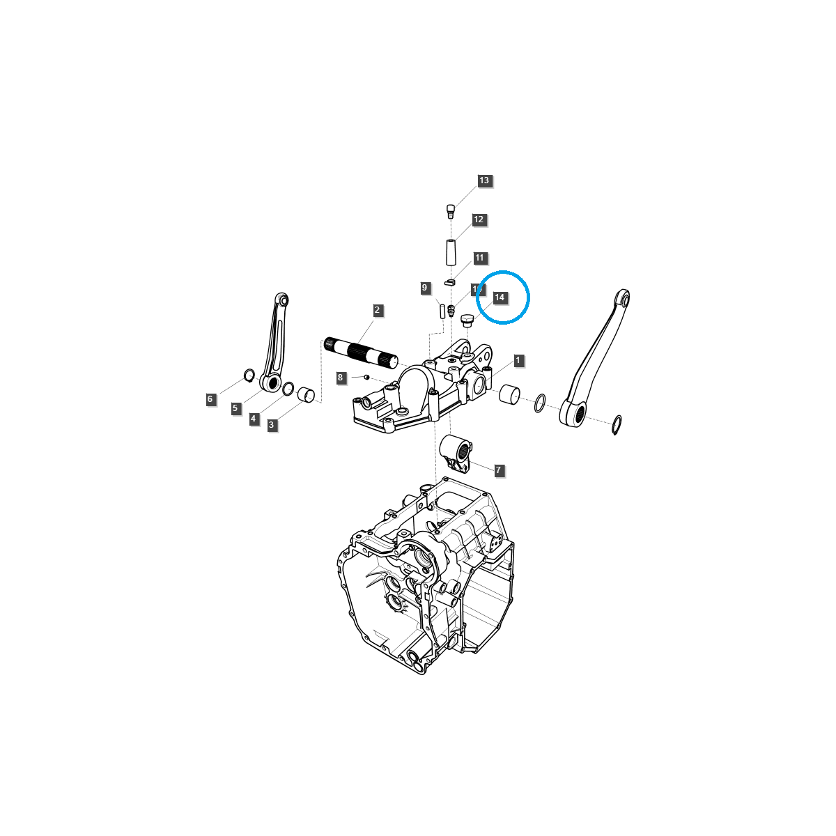 Bouchon d'huile hydraulique / TRG820 / Tracteur Ls 40359492