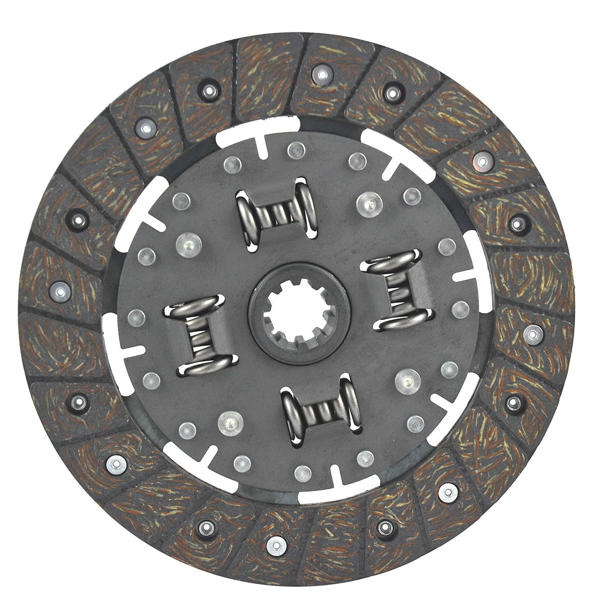 Clutch disc / 10T / Ø25 x 198 mm / 8" / 10T / Kubota A-15 / A-17 / Β1-16 / Β1-17 / B1600 / Β1702 / Β1902