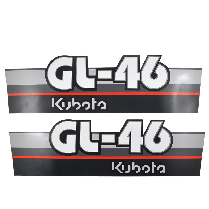 parts for kubota - Kubota GL46 stickers