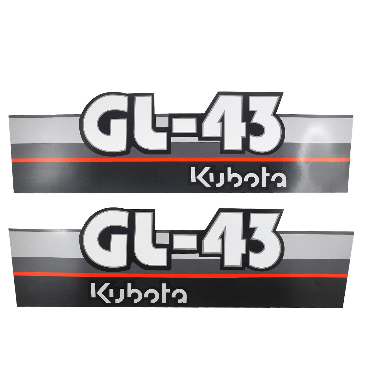 Kubota GL43 stickers