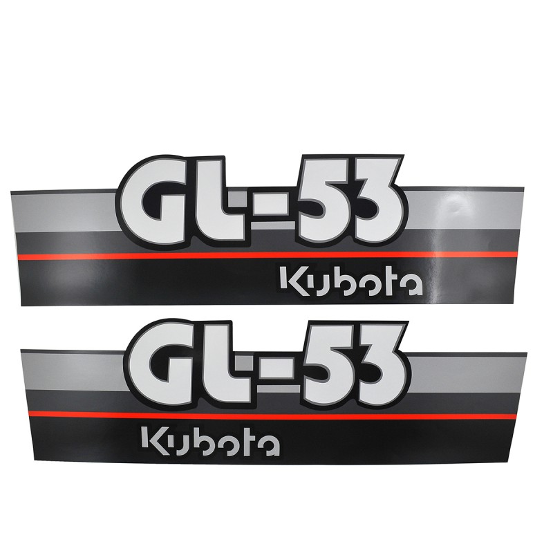 nálepky - Nálepky Kubota GL53