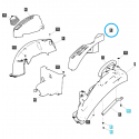 Cost of delivery: Lever guide, side cover (left) / TRG870 / Ls Tractor 40291951