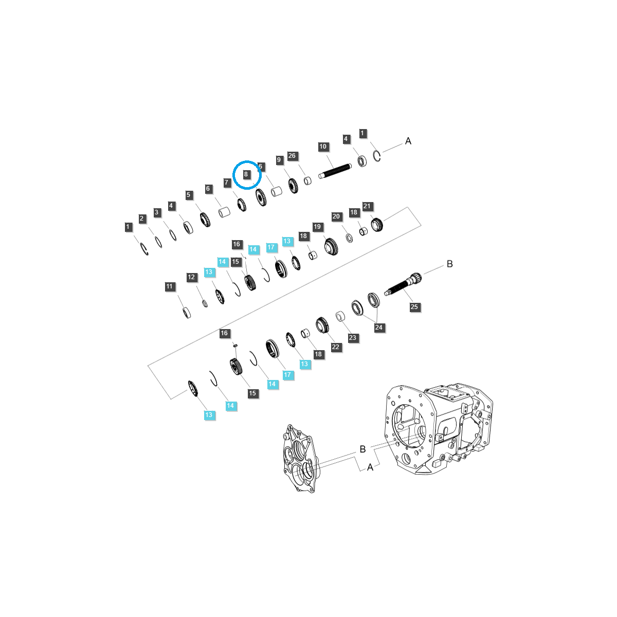 Fourth gear mode / TRG281 / LS Tractor 40009801