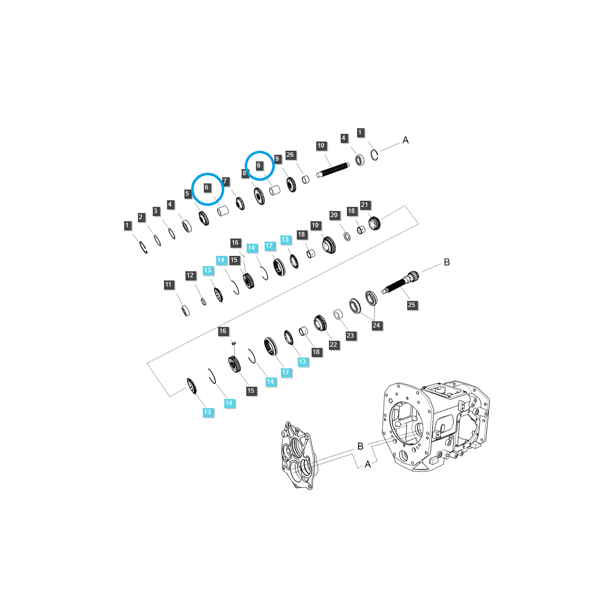 Distanzhülse / TRG281 / Ls Traktor 40010066