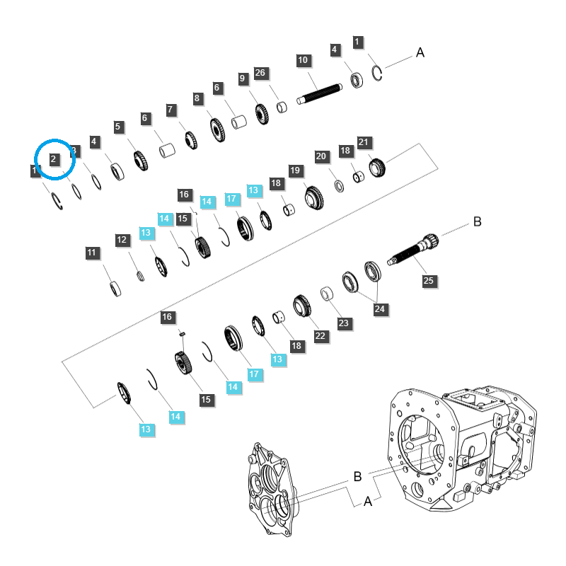 pads - Spacer / TRG281 / Ls Tractor 40012834