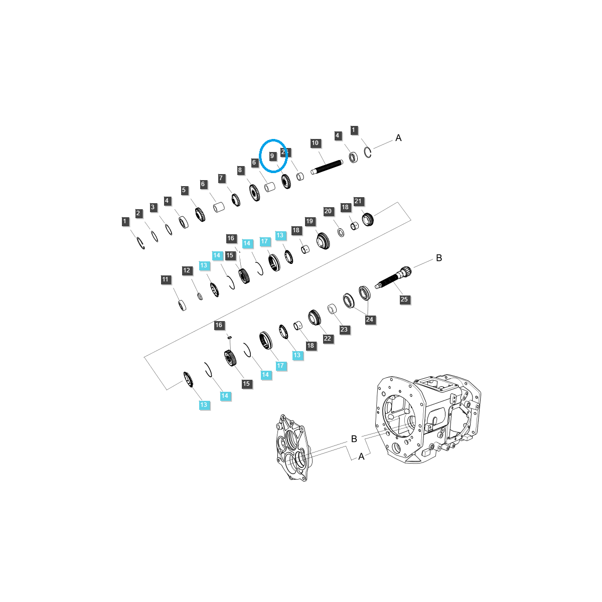 Dritter Gangmodus / TRG281 / Ls Traktor 40009774