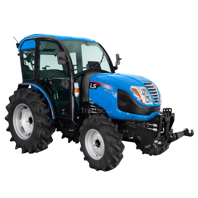 ls mt 350 - Traktor LS MT3.50 MEC 4x4 - 47 HP / KABÍNA s klimatizáciou + predný záves pre traktor Premium 4FARMER