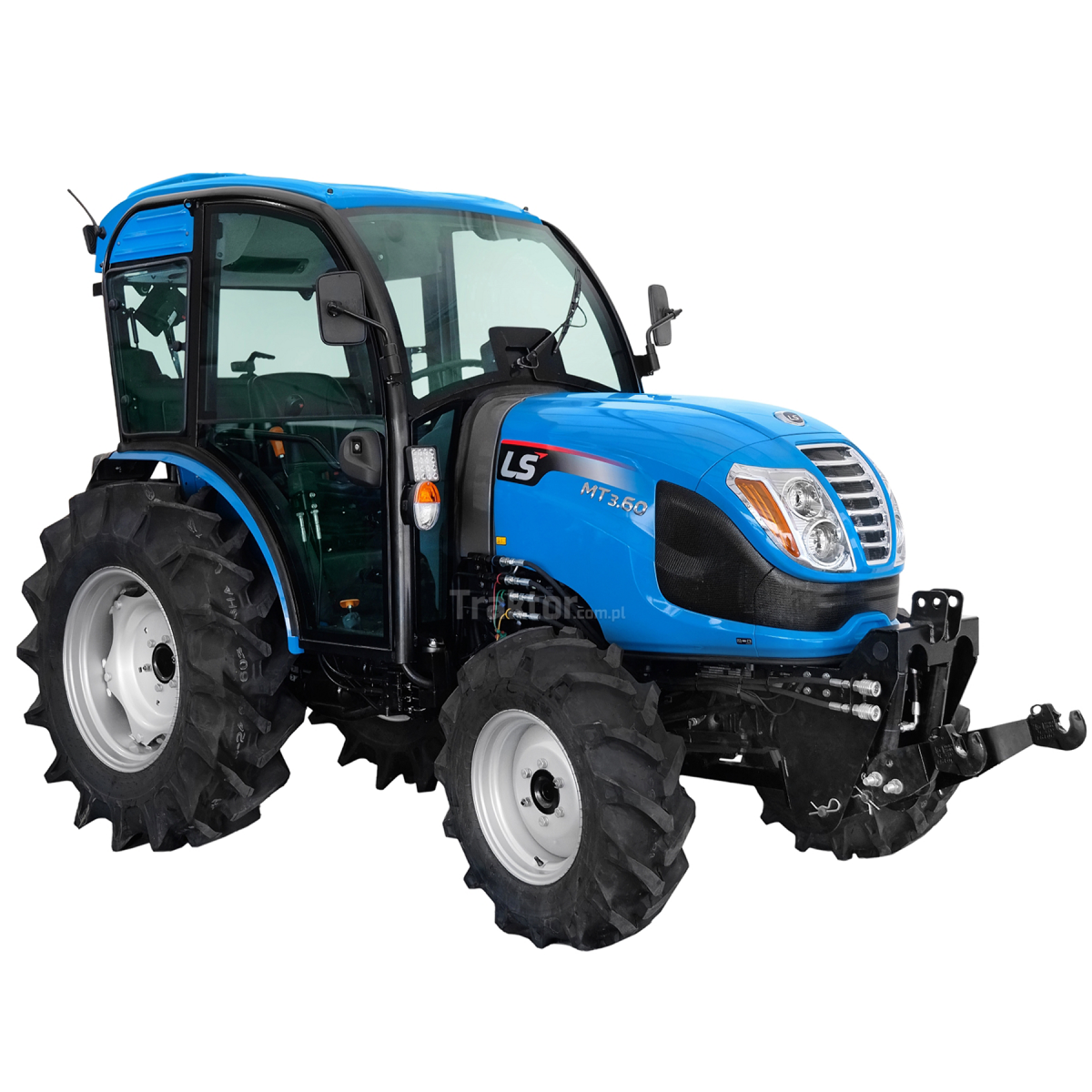 LS Traktor MT3.60 MEC 4x4 - 57 HP / CAB s klimatizací + přední tříbodový závěs Premium 4FARMER